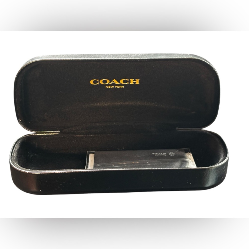 COACH eyeglass case black